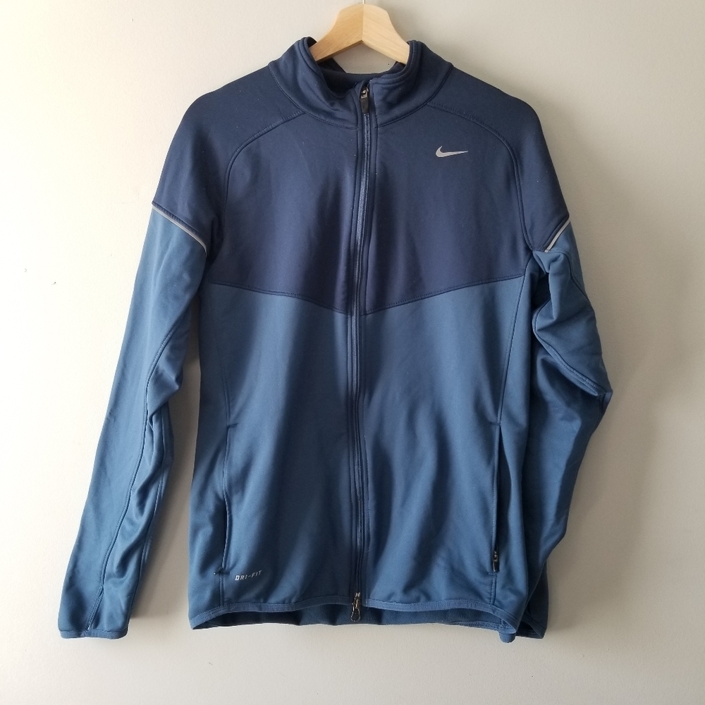Nike Dri Fit Zip Up Running Jacket Top